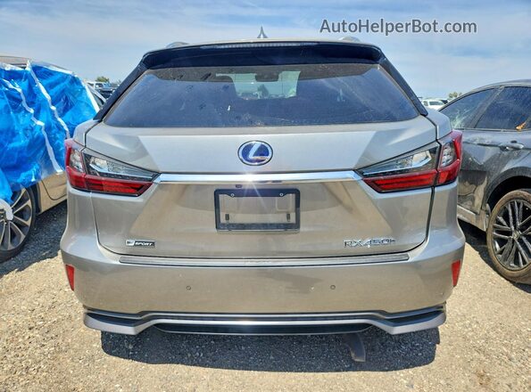 2T2BGMCA0KC042012 2019 LEXUS RX Gray Հետևի տեսք
