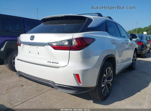 2T2BGMCA1GC008121 2016 LEXUS RX 450H White Rear right