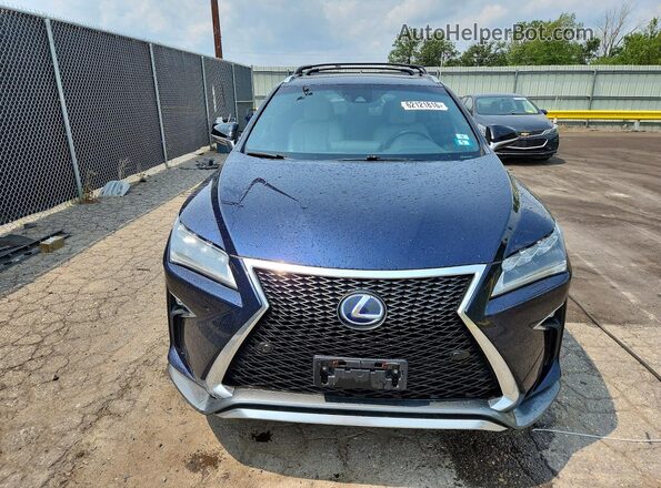 2T2BGMCA1JC022737 2018 LEXUS RX Blue Widok z przodu