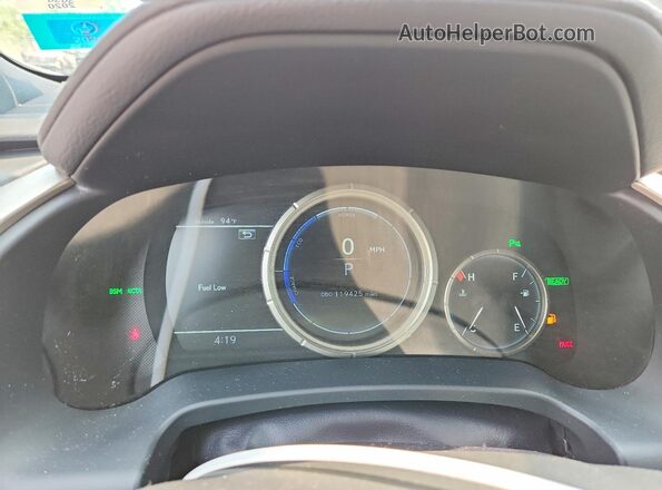 2T2BGMCA1JC022737 2018 LEXUS RX Blue Widok zestawu wskaźników