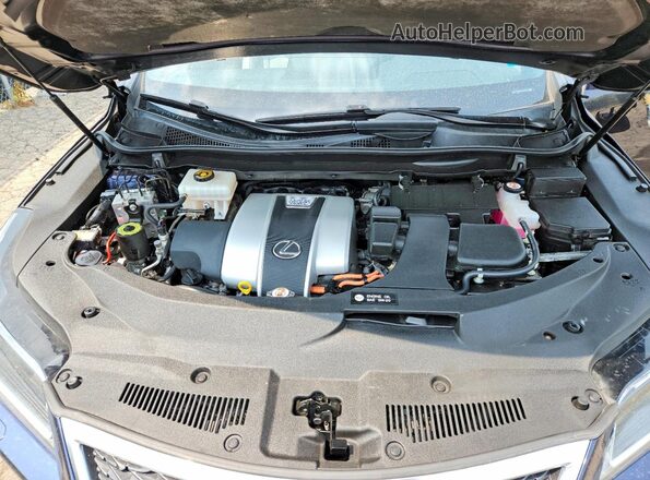 2T2BGMCA1JC022737 2018 LEXUS RX Blue Widok komory silnika