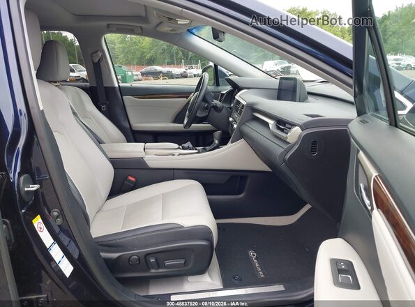 2T2BGMCA1JC025637 2018 LEXUS RX 450H Dark Blue Vista interior delantera