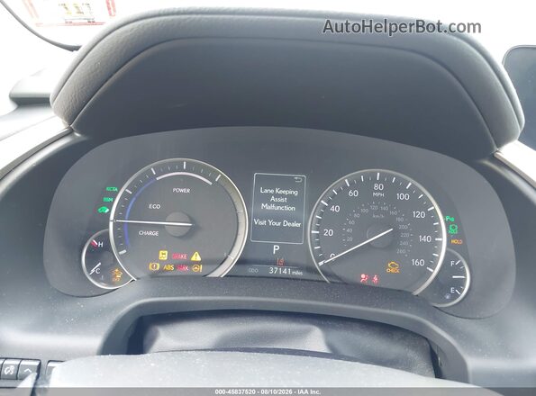 2T2BGMCA1JC025637 2018 LEXUS RX 450H Dark Blue Vista de los asientos traseros