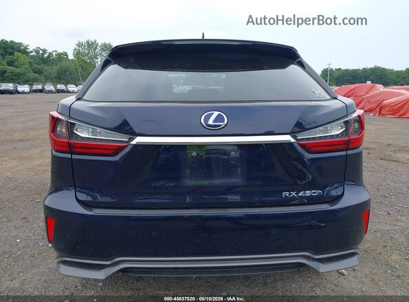 2T2BGMCA1JC025637 2018 LEXUS RX 450H Dark Blue 