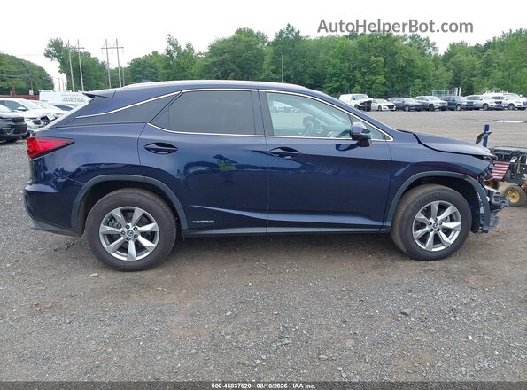 2T2BGMCA1JC025637 2018 LEXUS RX 450H Dark Blue Vista interior de 360 grados