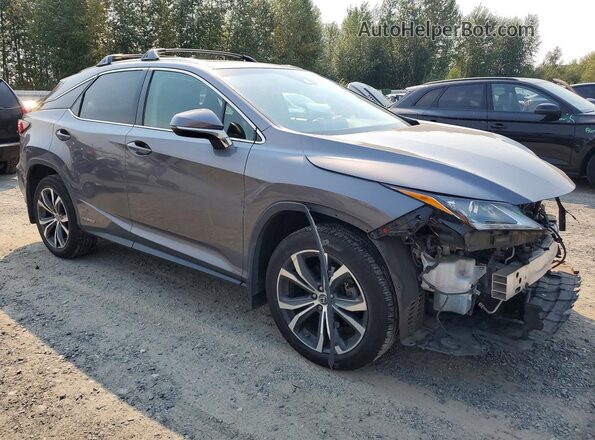 2T2BGMCA2JC028336 2018 LEXUS RX Серый Передняя правая четверть