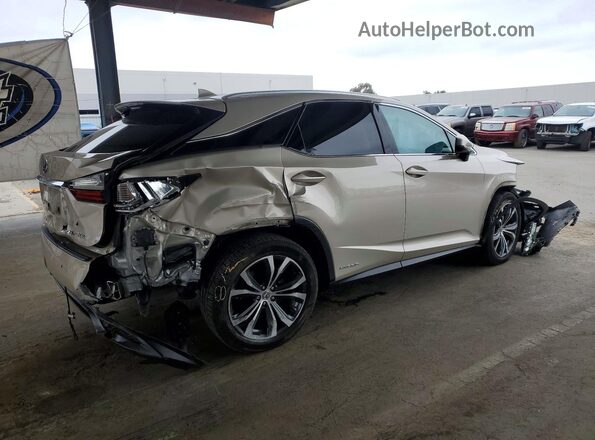 2T2BGMCA3HC012107 2017 LEXUS RX Золотой Задняя правая четверть