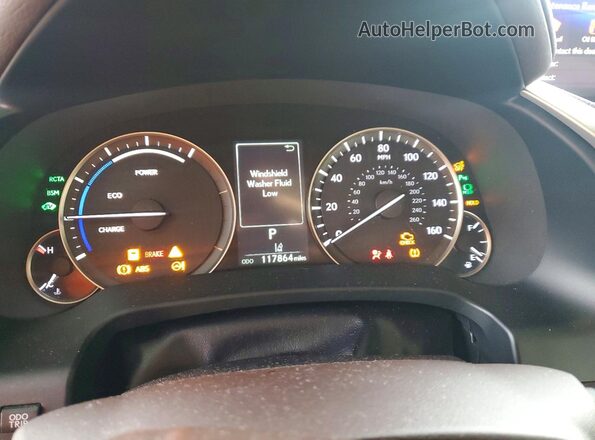 2T2BGMCA3HC012107 2017 LEXUS RX Золотой Вид щитка приборов