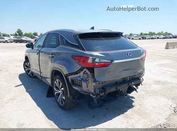 2T2BGMCA3KC042666 2019 LEXUS RX 450H Gray Trasero izquierdo