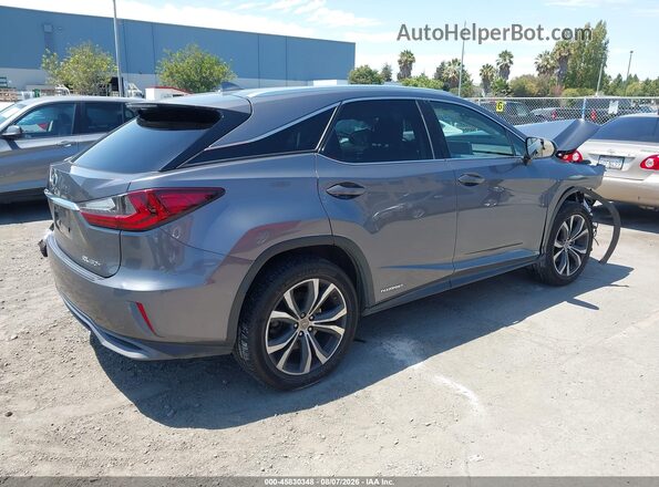 2T2BGMCA5GC006002 2016 LEXUS RX 450H Gray Rear right
