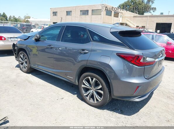 2T2BGMCA5GC006002 2016 LEXUS RX 450H Gray Rear left