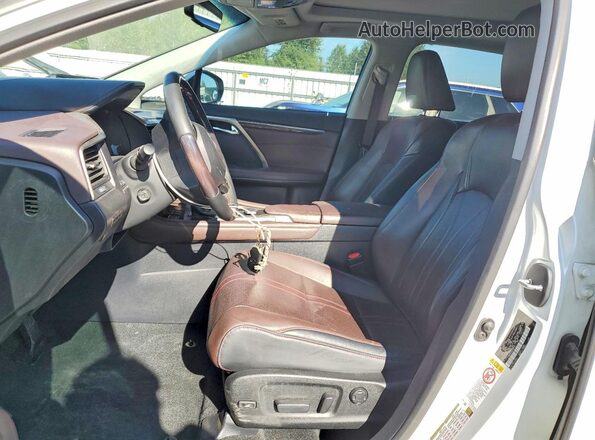 2T2BGMCA6GC008342 2016 LEXUS RX White წინა სალონის ხედი
