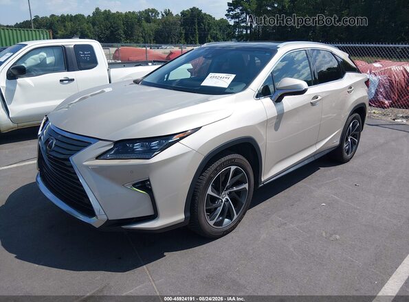 2T2BGMCA6HC014501 2017 LEXUS RX 450H Beige Przód lewy