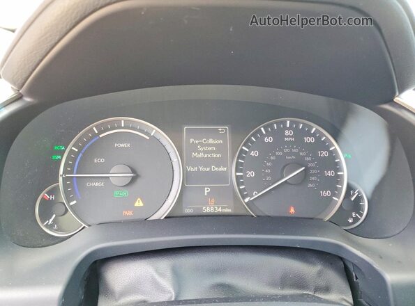 2T2BGMCA7GC002422 2016 LEXUS RX Gray Սարքավորումների վահանակի տեսք