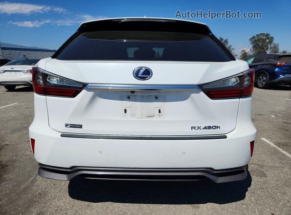 2T2BGMCA7HC008657 2017 LEXUS RX White Вид ззаду