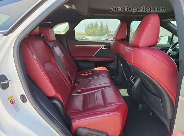 2T2BGMCA7HC008657 2017 LEXUS RX White Вид задніх сидінь