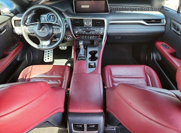 2T2BGMCA7HC008657 2017 LEXUS RX White Вид панелі приладів