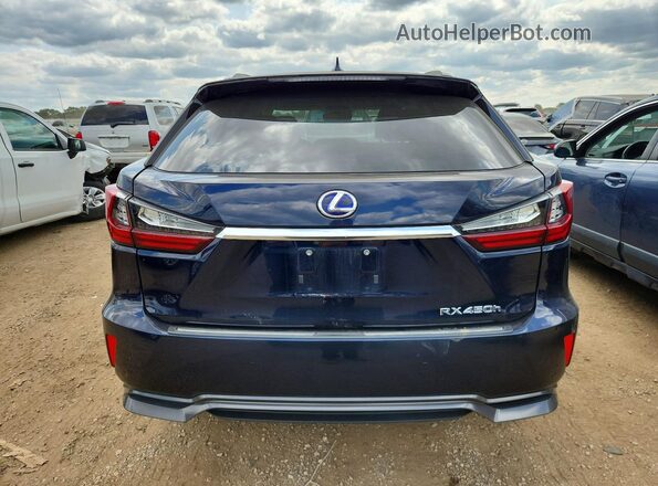 2T2BGMCA7JC025044 2018 LEXUS RX Blue უკანა ხედი