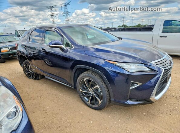2T2BGMCA7JC025044 2018 LEXUS RX Blue წინა მარჯვენა