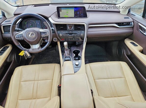 2T2BGMCA7JC025044 2018 LEXUS RX Blue წინა პანელის ხედი