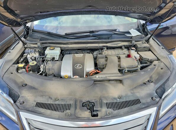 2T2BGMCA7JC025044 2018 LEXUS RX Blue უკანა სალონის ხედი