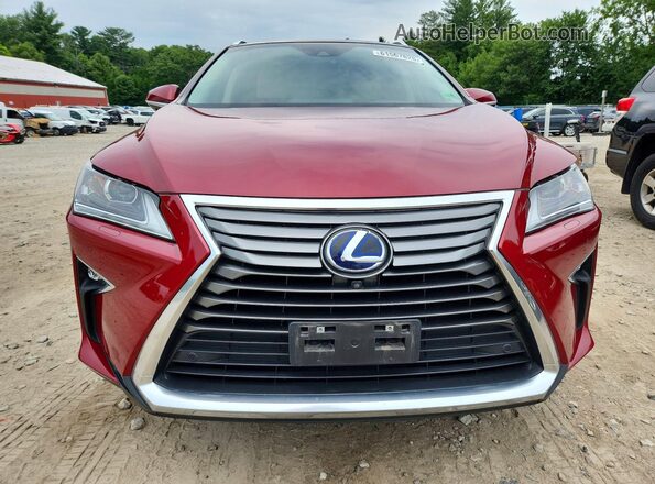 2T2BGMCA7KC030195 2019 LEXUS RX Red Vista frontal