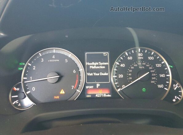 2T2BZMCA0GC039824 2016 LEXUS RX Gray Widok zestawu wskaźników
