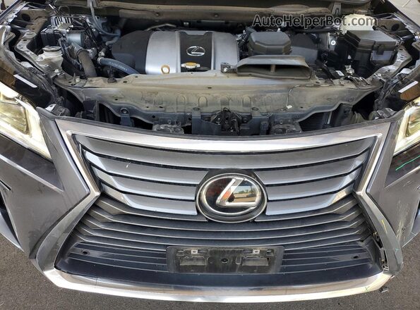 2T2BZMCA0GC039824 2016 LEXUS RX Gray Widok wnętrza z tyłu