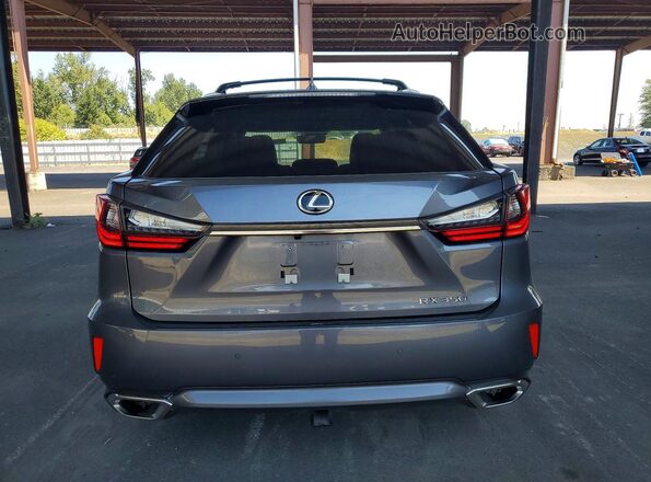 2T2BZMCA0GC039824 2016 LEXUS RX Gray Widok z tyłu