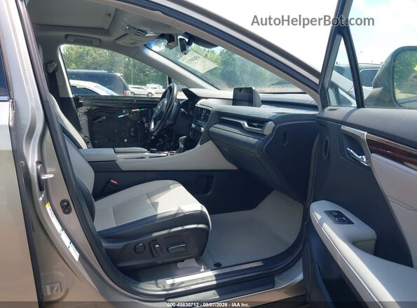 2T2BZMCA0HC058682 2017 LEXUS RX 350 Champagne Вид салону спереду