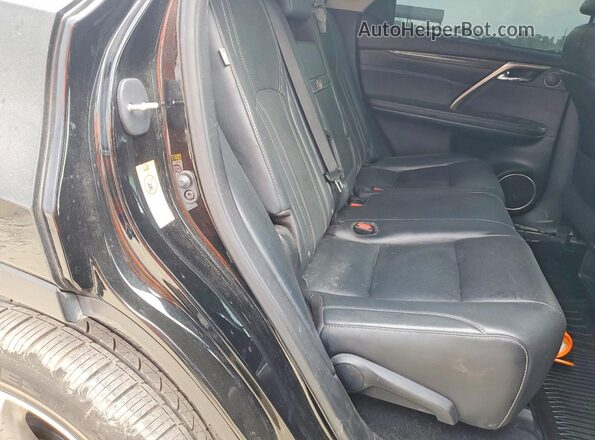 2T2BZMCA0HC097854 2017 LEXUS RX Black უკანა სალონის ხედი