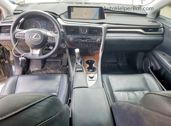2T2BZMCA0HC097854 2017 LEXUS RX Black წინა პანელის ხედი