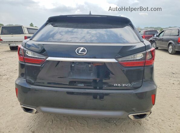 2T2BZMCA0HC097854 2017 LEXUS RX Black უკანა ხედი