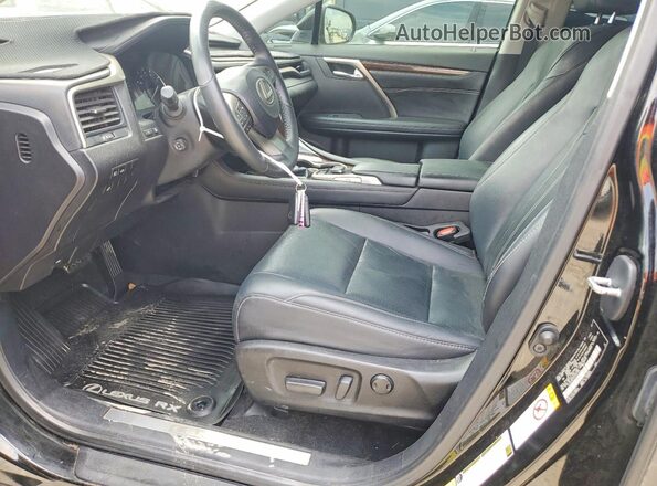 2T2BZMCA0HC097854 2017 LEXUS RX Black წინა სალონის ხედი