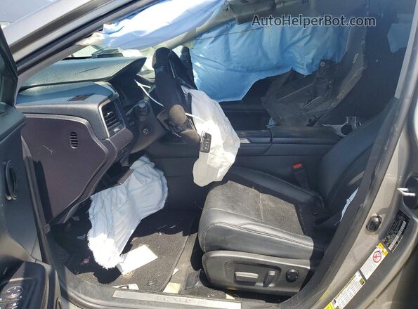 2T2BZMCA0HC135132 2017 LEXUS RX Gray Front interior view