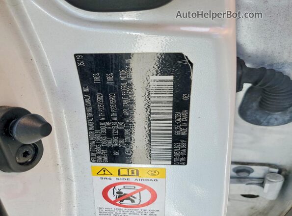 2T2BZMCA0KC201296 2019 LEXUS RX White Widok komory silnika