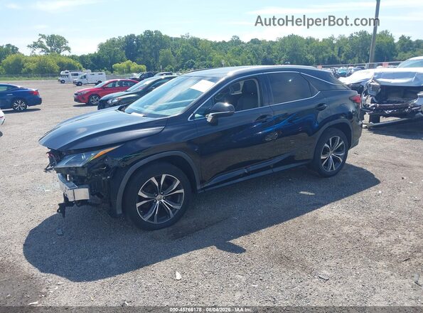 2T2BZMCA1GC011885 2016 LEXUS RX 350 Black Առջևի ձախ երեք քառորդ տեսարան