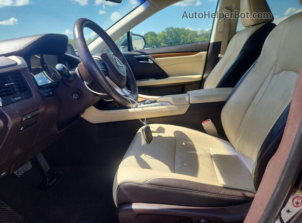 2T2BZMCA1HC064684 2017 LEXUS RX Black Front interior view