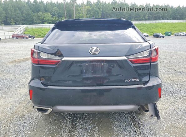 2T2BZMCA1HC067312 2017 LEXUS RX Black Հետևի տեսք