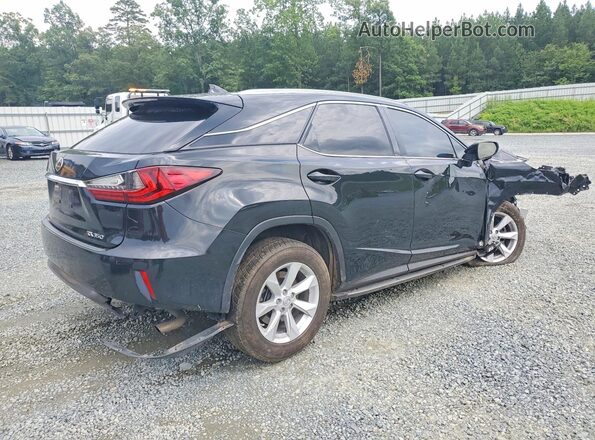 2T2BZMCA1HC067312 2017 LEXUS RX Black Հետևի աջ