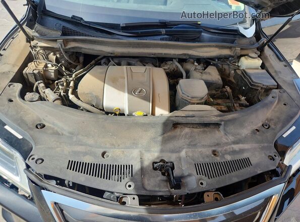 2T2BZMCA1HC069867 2017 LEXUS RX Black Engine compartment view