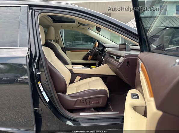 2T2BZMCA1HC072851 2017 LEXUS RX 350 Black Вид салону спереду