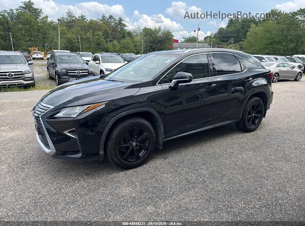 2T2BZMCA1HC072851 2017 LEXUS RX 350 Black Передня ліва чверть