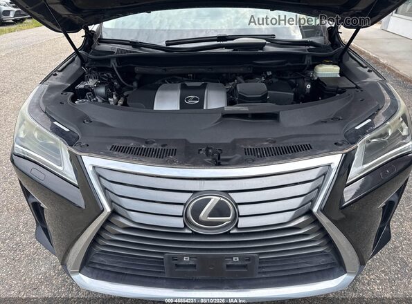 2T2BZMCA1HC072851 2017 LEXUS RX 350 Black Вид ззаду