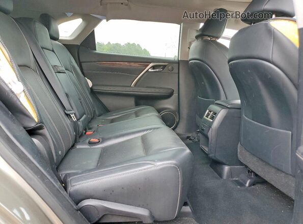 2T2BZMCA1HC076639 2017 LEXUS RX Желто-коричневый Вид задней части салона