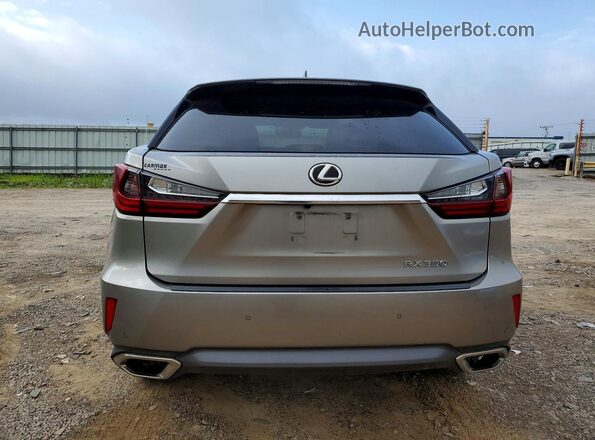 2T2BZMCA1HC076639 2017 LEXUS RX Желто-коричневый Вид сзади
