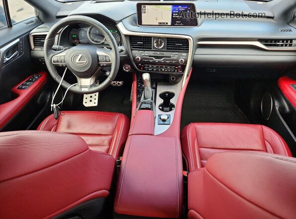 2T2BZMCA1HC095773 2017 LEXUS RX Silver Առջևի վահանակի տեսք