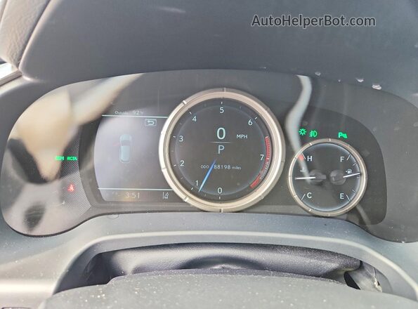 2T2BZMCA1HC095773 2017 LEXUS RX Silver Սարքավորումների վահանակի տեսք