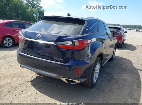 2T2BZMCA1HC130148 2017 LEXUS RX 350 Blue უკანა მარჯვენა
