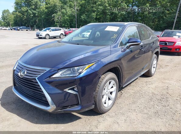 2T2BZMCA1HC130148 2017 LEXUS RX 350 Blue წინა მარცხენა ხედი სამი მეოთხედიდან